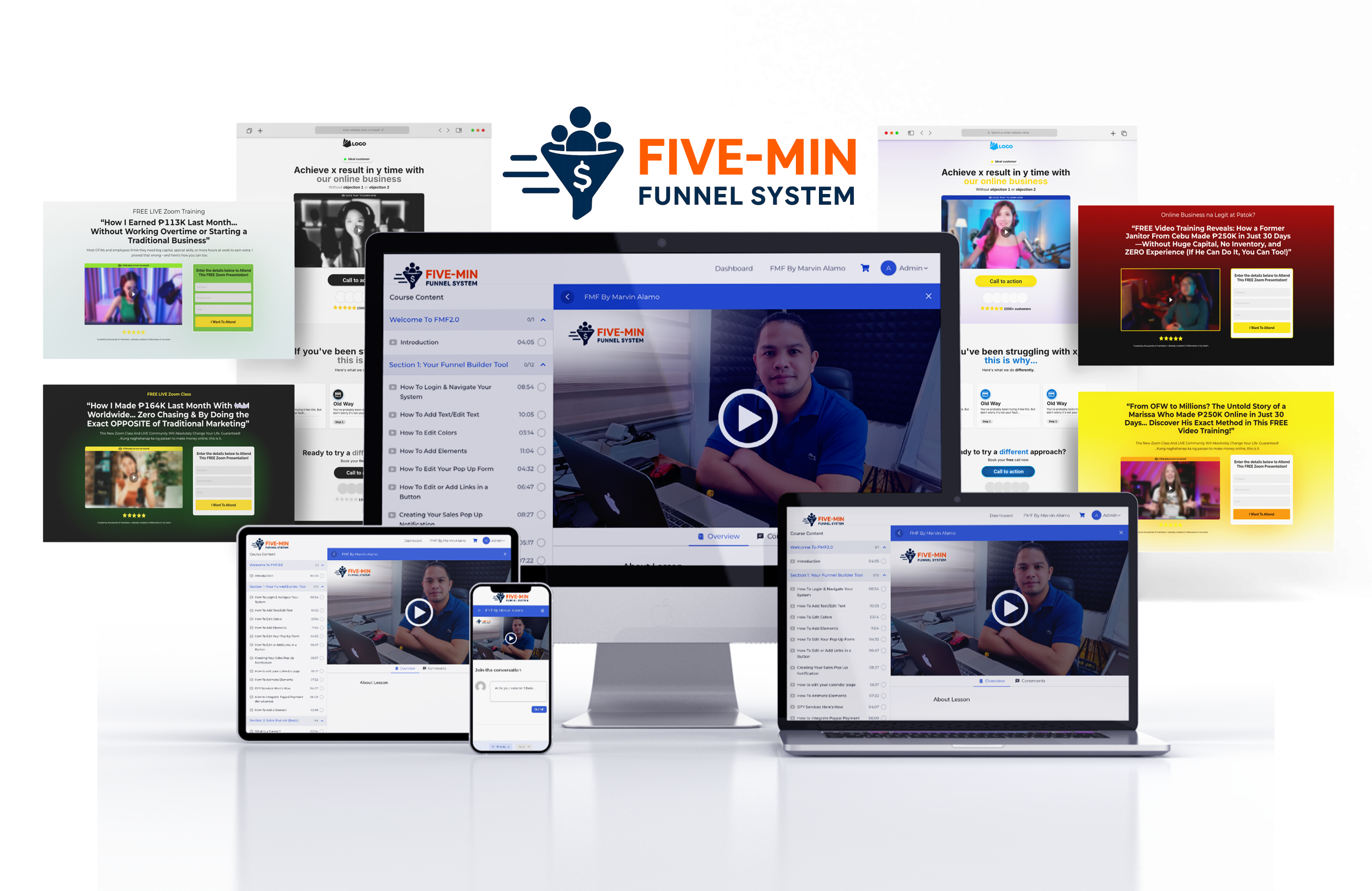 The Five-Min Funnel System By Marvin Alamo